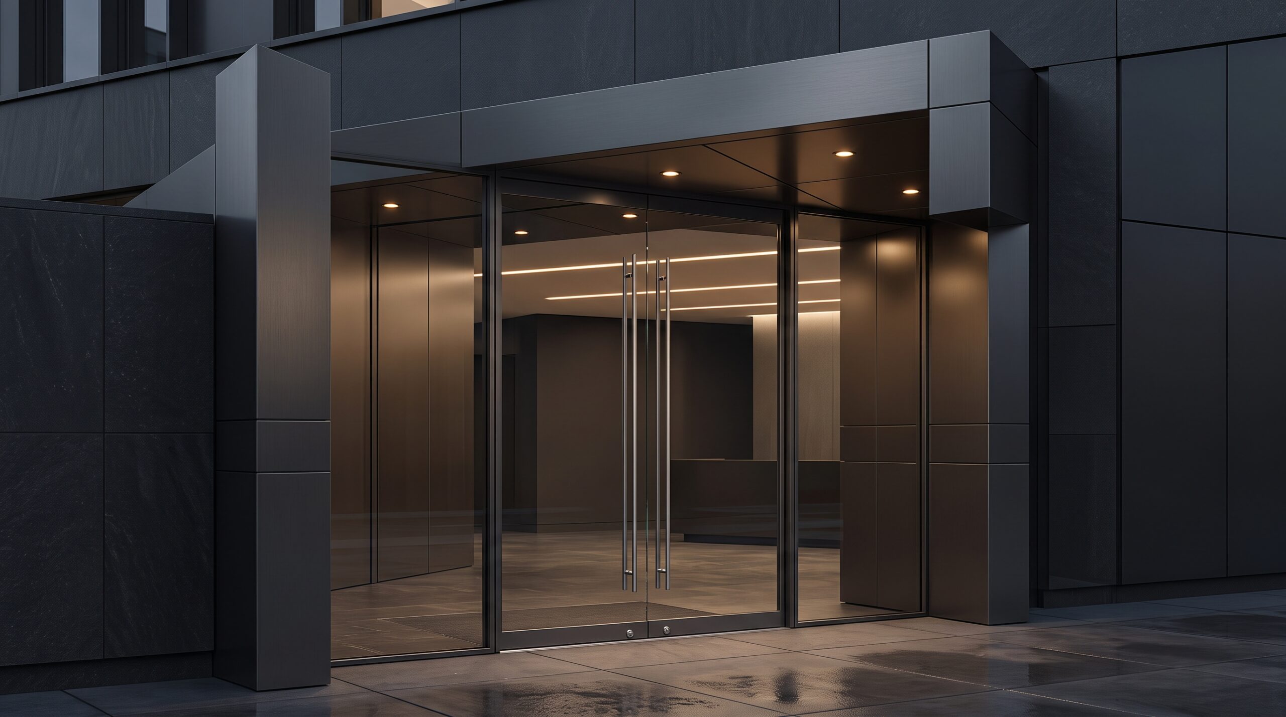 ENTRANCE PORTALS + GLASS DOORS