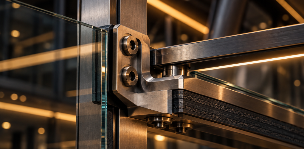 Modern Cam Bağlantı Detayı