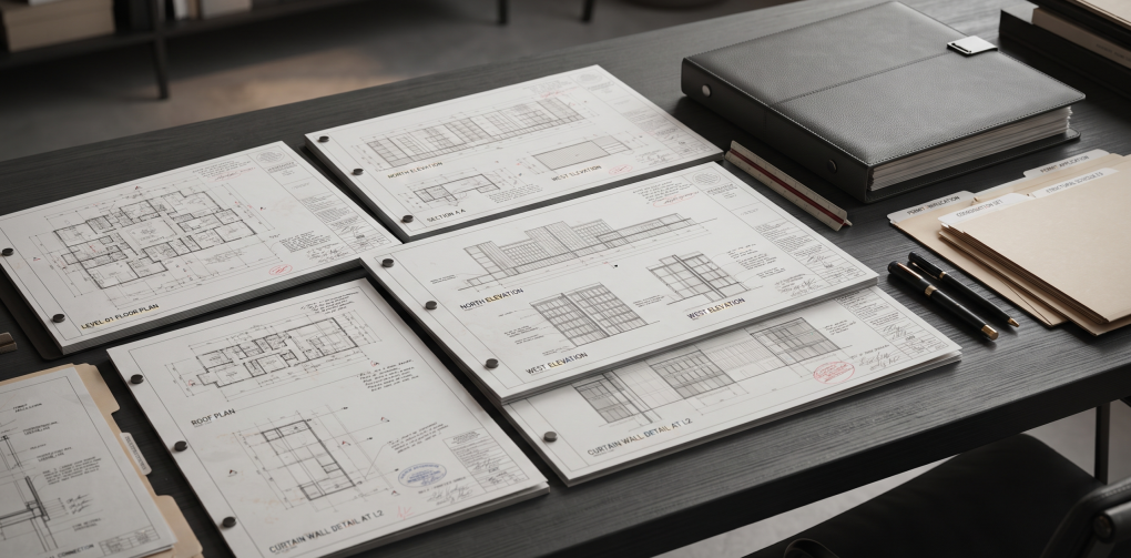Permit drawings and architectural project documentation